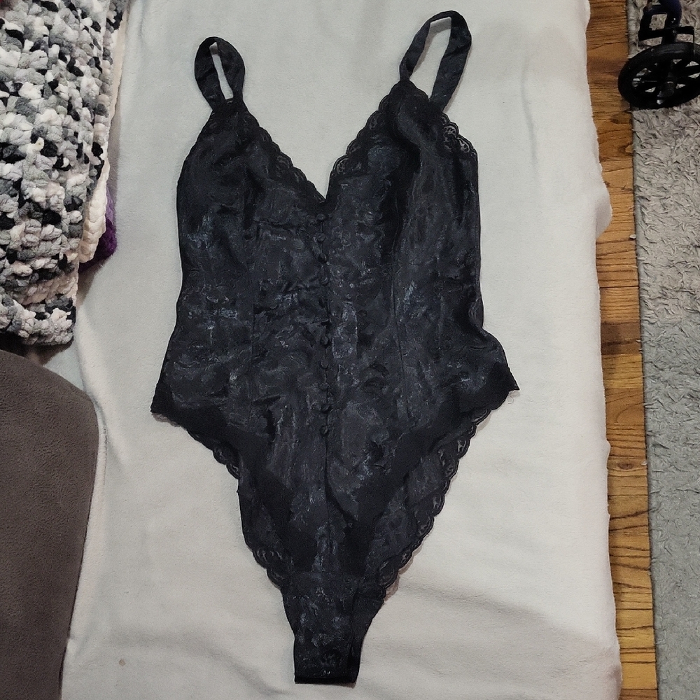 Victoria's Secret Vintage Gold Label Bodysuit